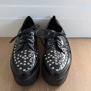 Topshop Office creeper shoes w/ studs